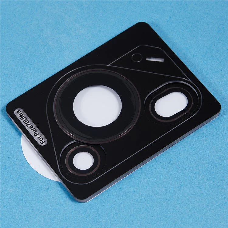 1 Set For Huawei Pura 70 Ultra Camera Lens Protector Tempered Glass Rear Lens Film - Brown - Image 4