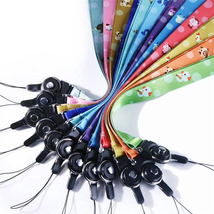 10Pcs / Pack Chinese Zodiac Printed Detachable Finger Ring Rope Rotating Buckle Lanyard Mobile Phone Name Tag Neck Strap - Pig - Image 6