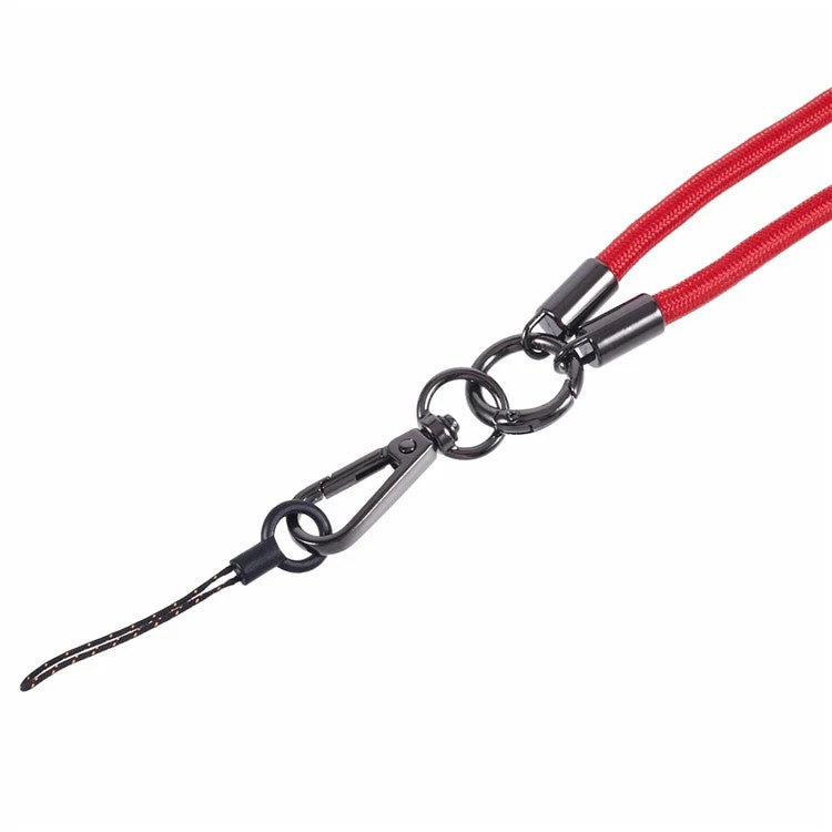 120cm Mobile Phone Strap 6mm Cell Phone Lanyard Rope with Clip Buckle - Style A - Image 2