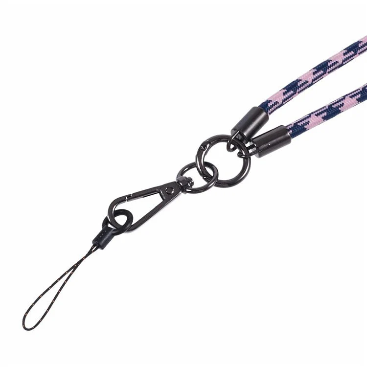 120cm Mobile Phone Strap 6mm Cell Phone Lanyard Rope with Clip Buckle - Style H - Image 2