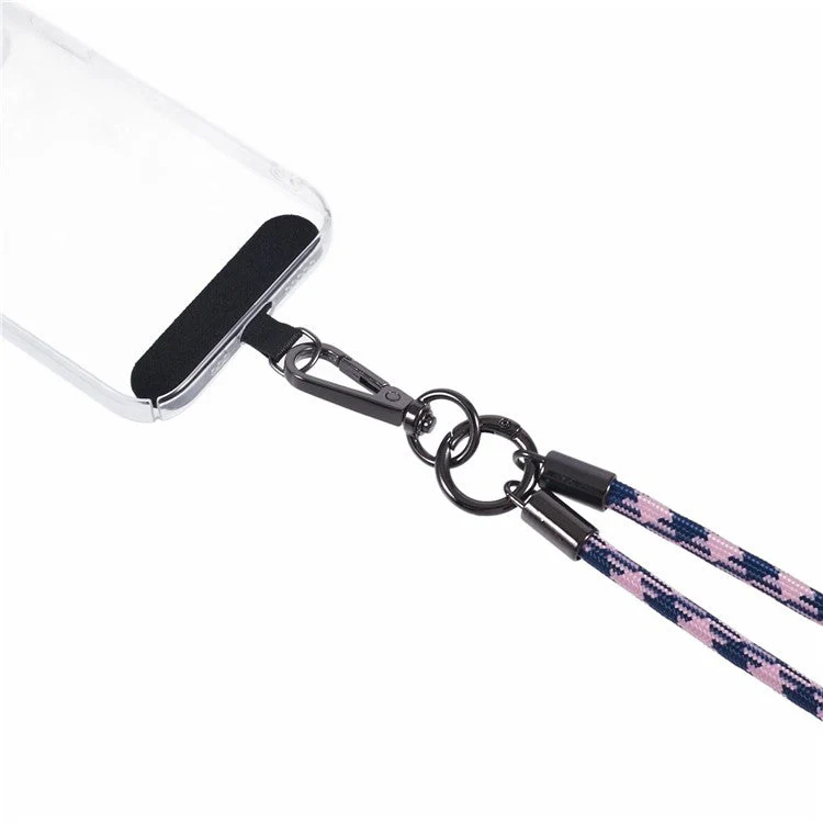 120cm Mobile Phone Strap 6mm Cell Phone Lanyard Rope with Clip Buckle - Style H - Image 6