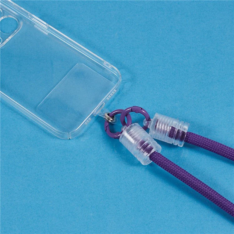 120cm Universal Phone Lanyard 7mm Buckle Mobile Phone Carrying Strap with Tether Tab - Style I - Image 7