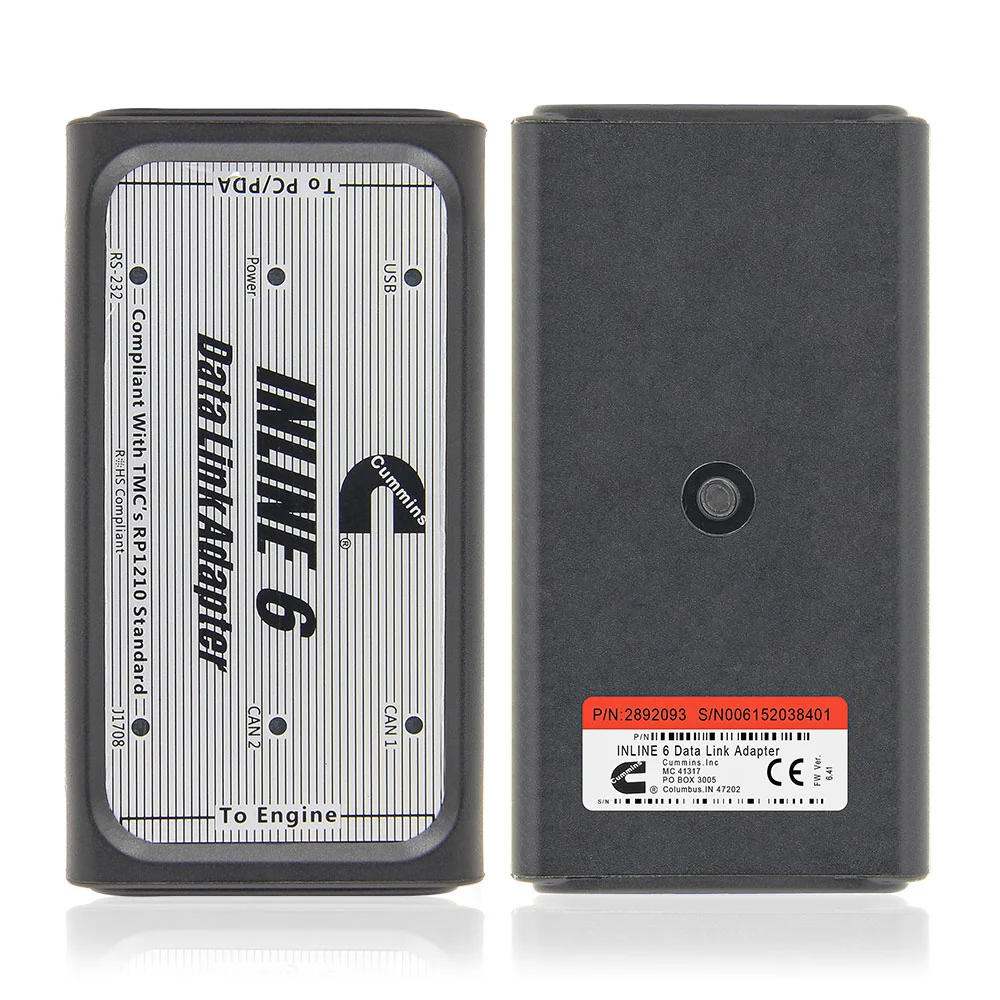 12V Cummins Inline6 Data Link Adapter Heavy Duty Diagnostic Tool Scanner - Image 2