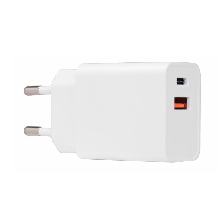 18W USB + Type-C Dual Ports Quick Charge Travel Charger - EU Plug - Image 6