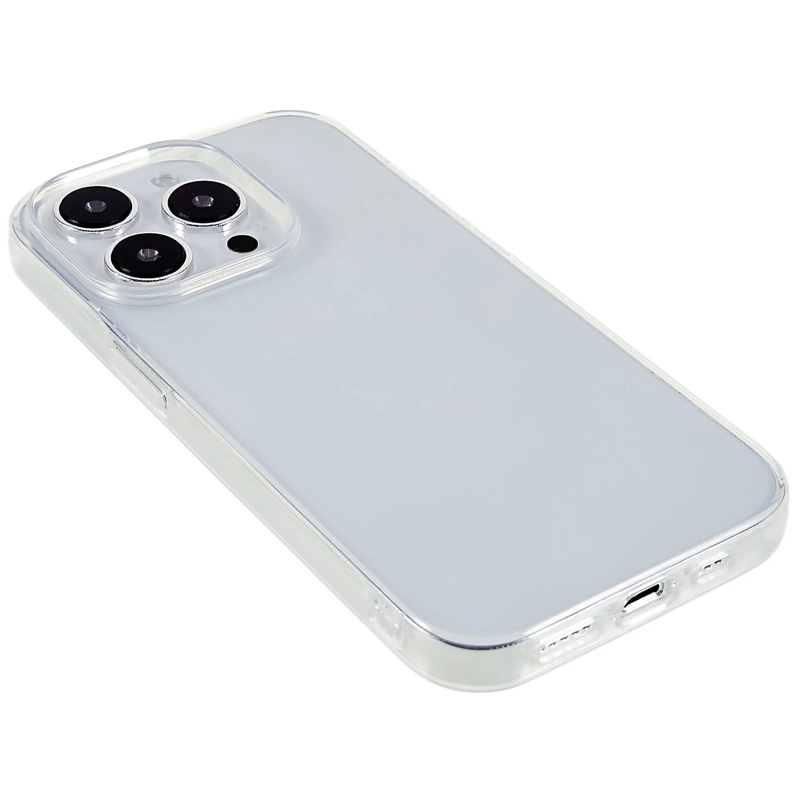 2.0mm Watermark-free Phone Cover for iPhone 15 Pro Max , Transparent TPU Back Case - Image 6