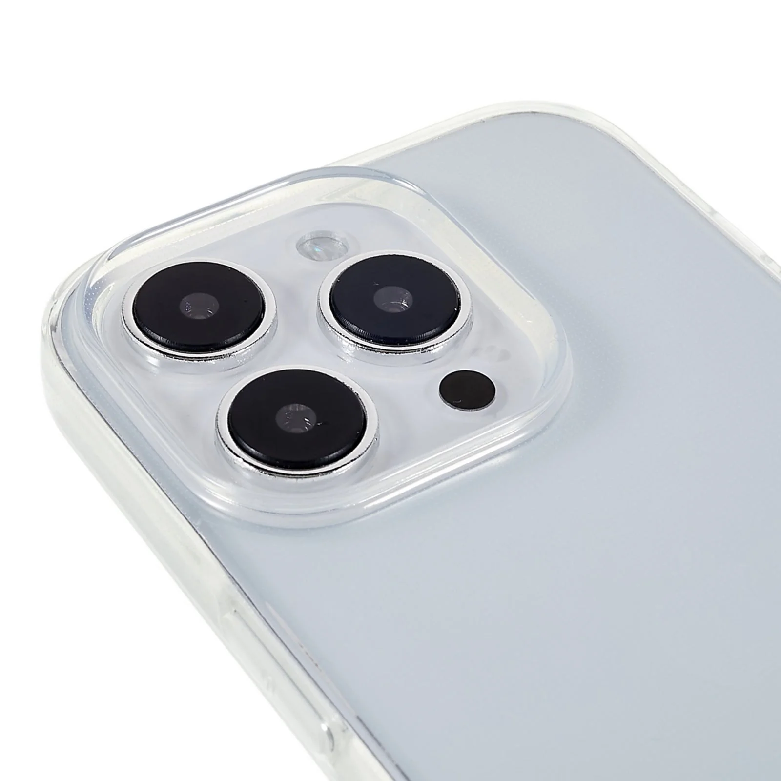 2.0mm Watermark-free Phone Cover for iPhone 15 Pro Max , Transparent TPU Back Case - Image 8