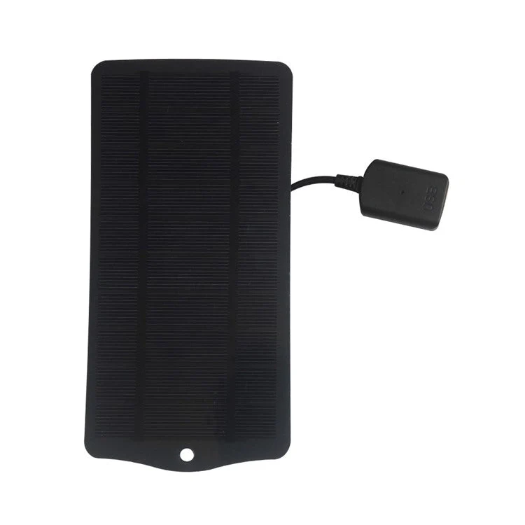2.5W 5V Solar Panel Phone Fan Light Charger with USB Output Port - Black - Image 5