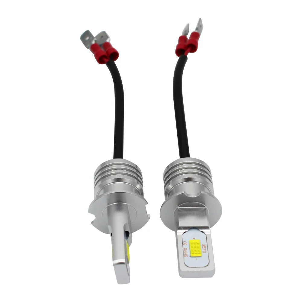 2 PCS H3 72W 1000LM 6000-6500K Super Bright Car Fog Light LED Bulbs, DC 12-24V(Yellow Light) - Image 5