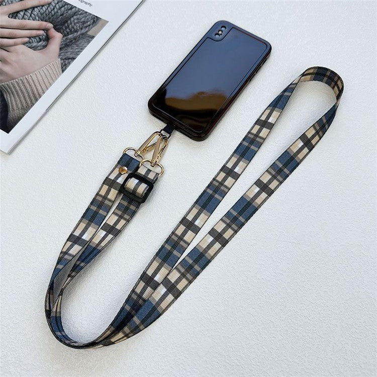 20mm Mobile Phone Strap 33.5-60cm Adjustable Cell Phone Lanyard with Tether Tab - Style K - Image 2
