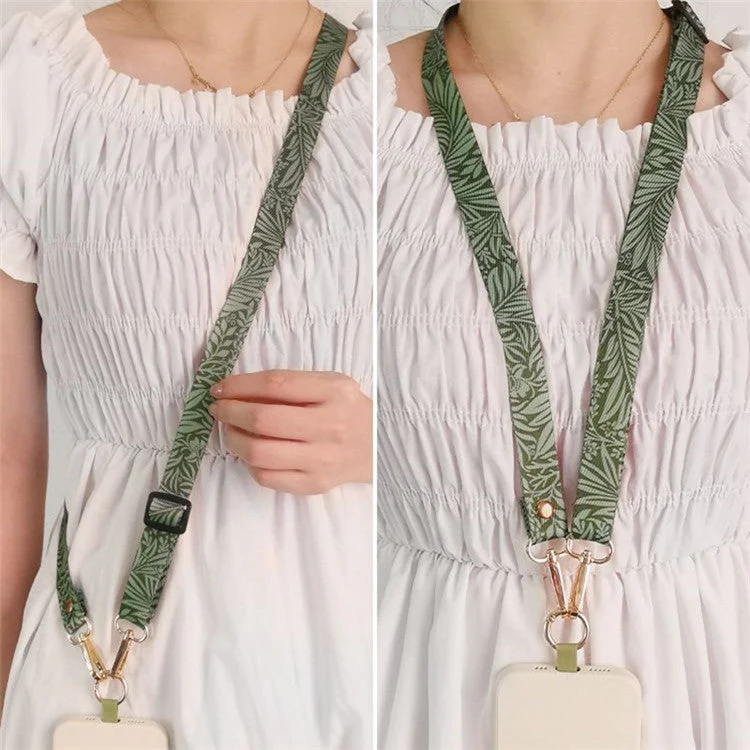 20mm Mobile Phone Strap 33.5-60cm Adjustable Cell Phone Lanyard with Tether Tab - Style K - Image 5