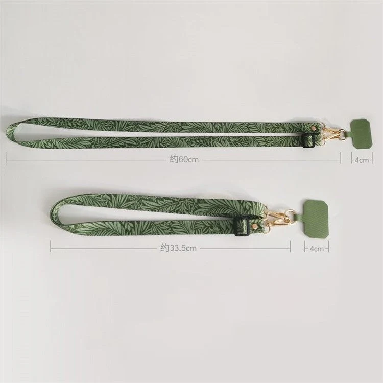 20mm Mobile Phone Strap 33.5-60cm Adjustable Cell Phone Lanyard with Tether Tab - Style L - Image 5