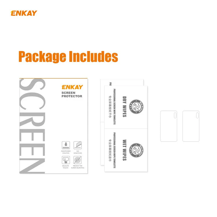 2Pcs ENKAY HAT PRINCE for Huawei P40 [0.2mm 9H 2.15D Arc Edges] Tempered Glass Back Camera Lens Guard Films - Image 7