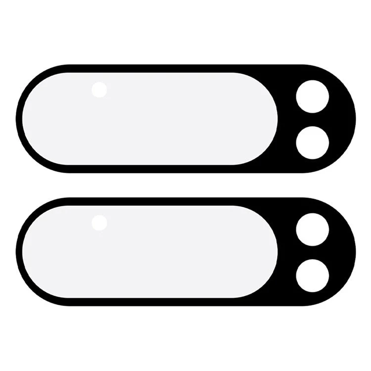 2Pcs for Google Pixel 9 Pro XL Camera Lens Protector Silk Printing 3D Arc Edge Tempered Glass Lens Film - Image 2