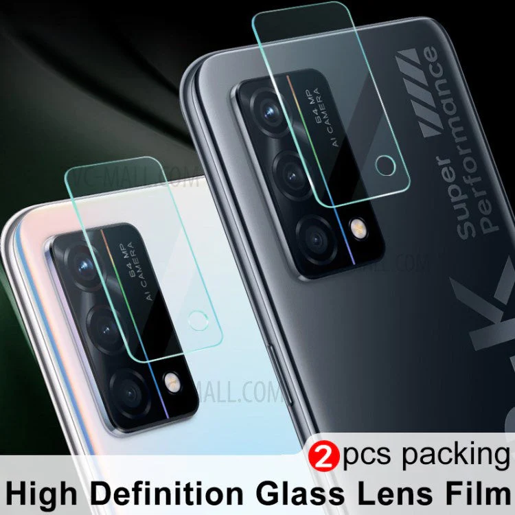 2Pcs/Pack IMAK Ultra Clear Wear-resistant Camera Lens Tempered Glass Film Protector for Oppo K9 5G - Image 6