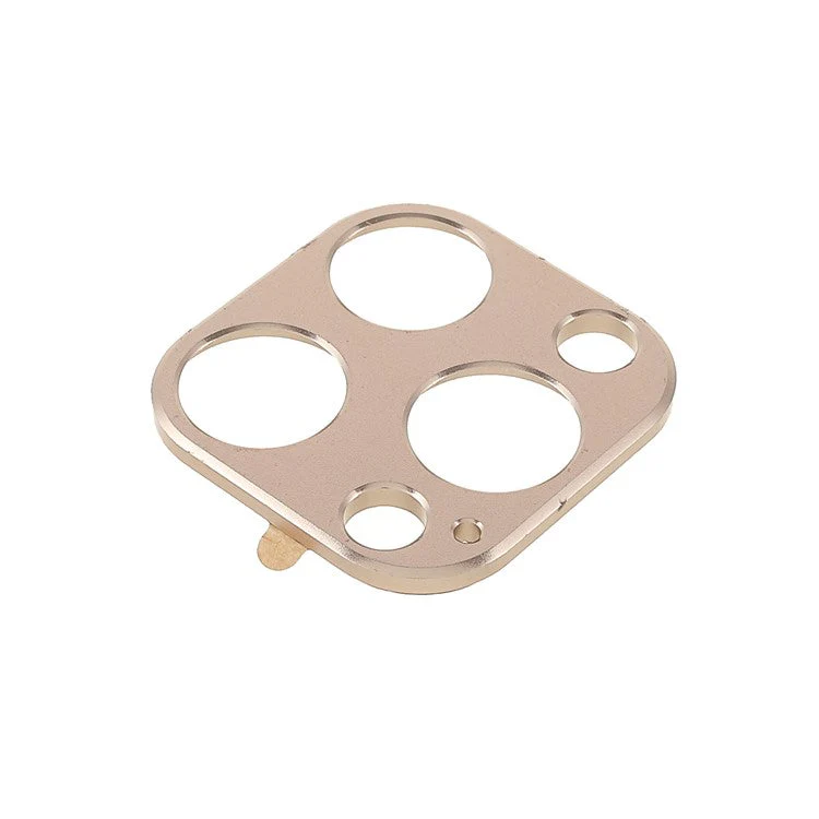 2Pcs/Set Aluminum Alloy Precise Cutout Anti-scratch Camera Lens Protectors for iPhone 13 Pro 6.1 inch/13 Pro Max 6.7 inch - Gold - Image 4