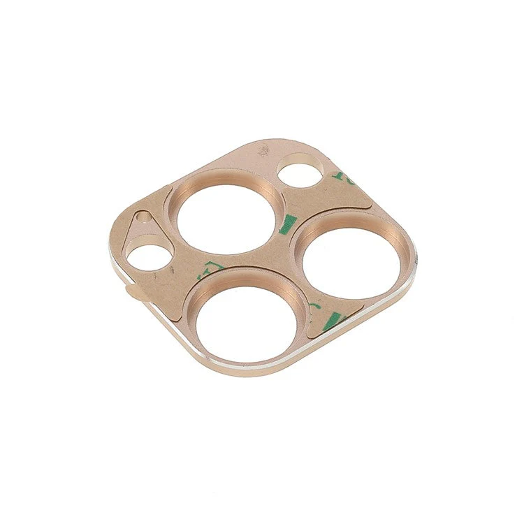 2Pcs/Set Aluminum Alloy Precise Cutout Anti-scratch Camera Lens Protectors for iPhone 13 Pro 6.1 inch/13 Pro Max 6.7 inch - Gold - Image 5