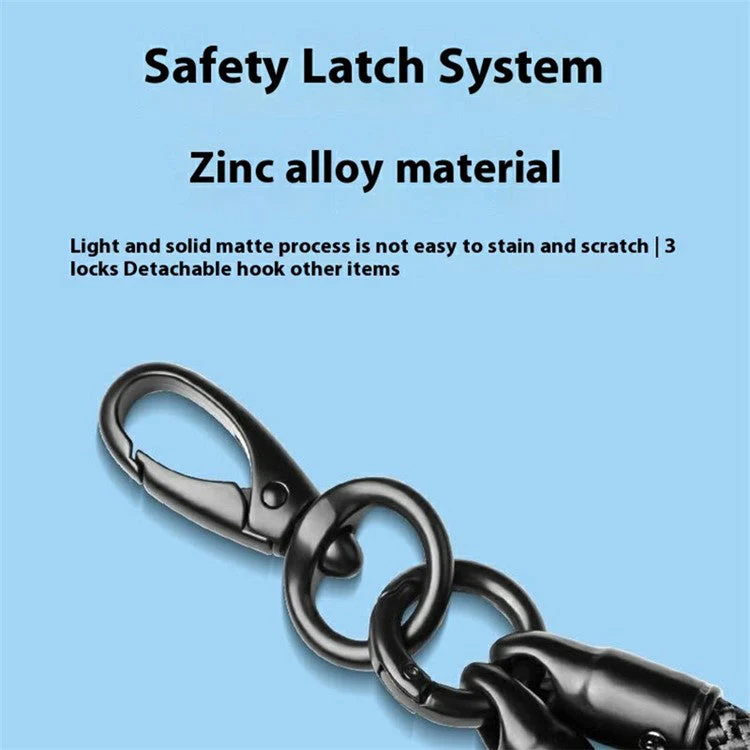 3-in-1 Multi-Functional Detachable Phone Lanyard with Tether Tab, Anti-Loss Phone Crossbody Strap - Dark Purple - Image 2