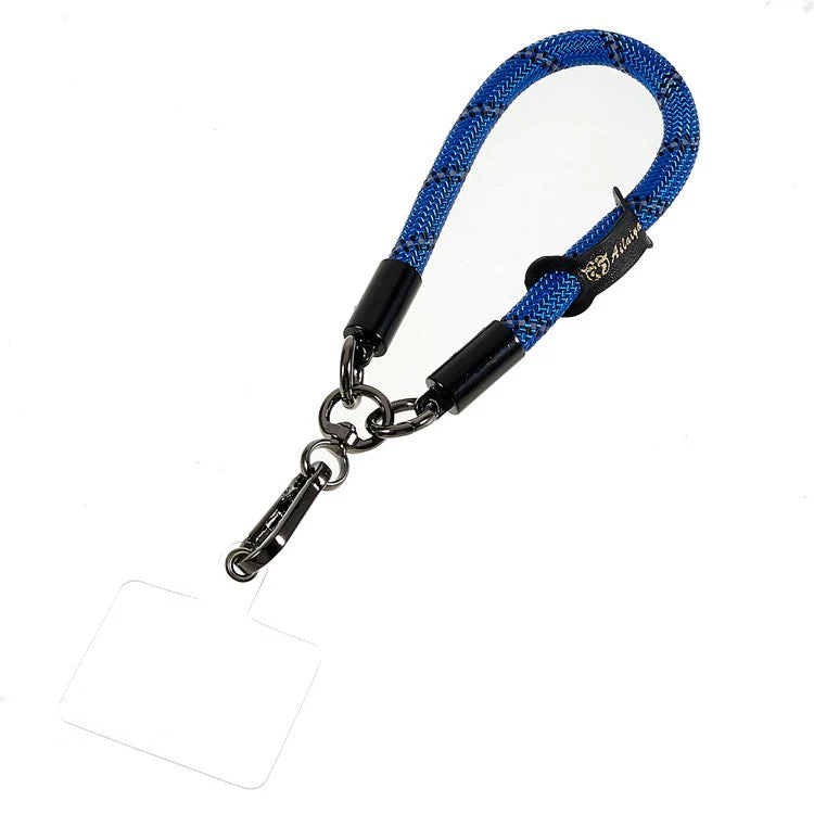 30cm Thickened Lanyard Hand Wrist Strap for Phone, USB Flash Drive, Keychain, ID Name Tag - Blue