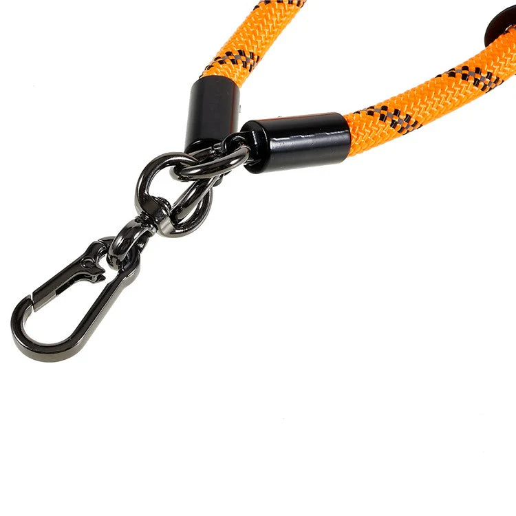 30cm Thickened Lanyard Hand Wrist Strap for Phone, USB Flash Drive, Keychain, ID Name Tag - Orange - Image 2