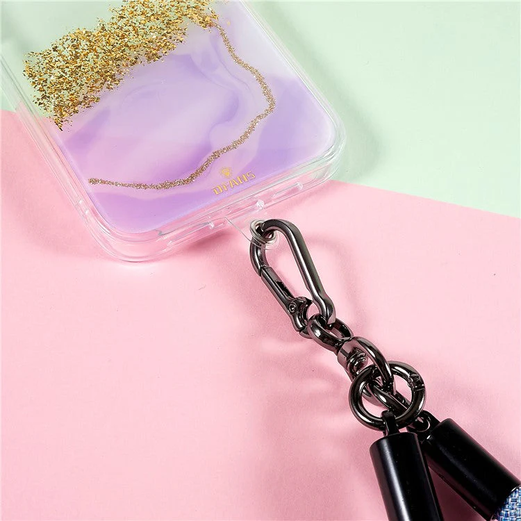 30cm Thickened Phone Hand Wrist Strap USB Flash Drives Keychains DSLR Camera Lanyard Holder - Blue - Image 4