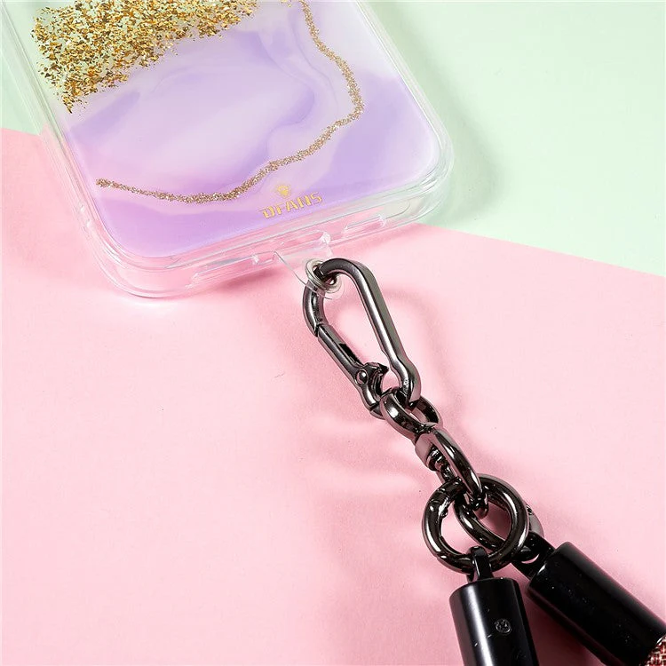 30cm Thickened Phone Hand Wrist Strap USB Flash Drives Keychains DSLR Camera Lanyard Holder - Deep Red - Image 4
