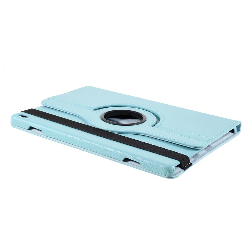 360 Degrees Rotating Stand Leather Case for Lenovo Tab M10 - Baby Blue - Image 3