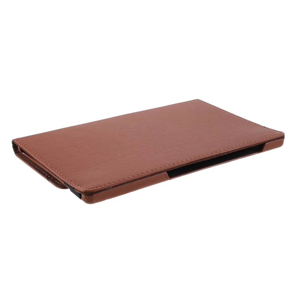 360 Degrees Rotating Stand Leather Case for Lenovo Tab M10 HD Gen 2 TB-X306X - Brown - Image 3