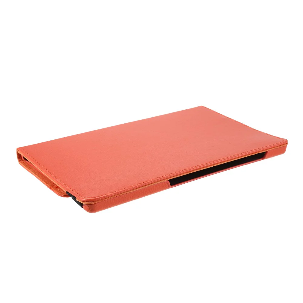 360 Degrees Rotating Stand Leather Case for Lenovo Tab M10 HD Gen 2 TB-X306X - Orange - Image 3