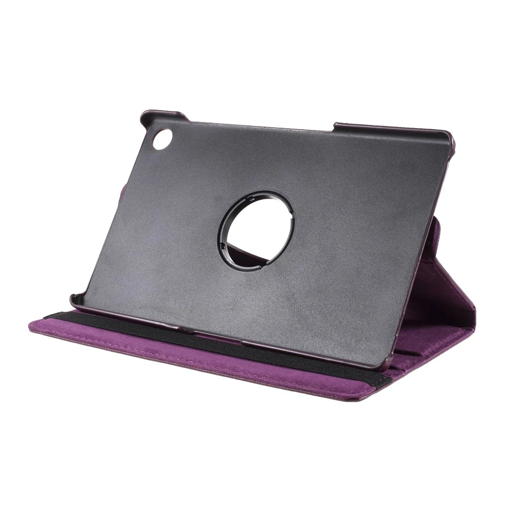 360 Degrees Rotating Stand Leather Case for Lenovo Tab M10 HD Gen 2 TB-X306X - Purple - Image 6