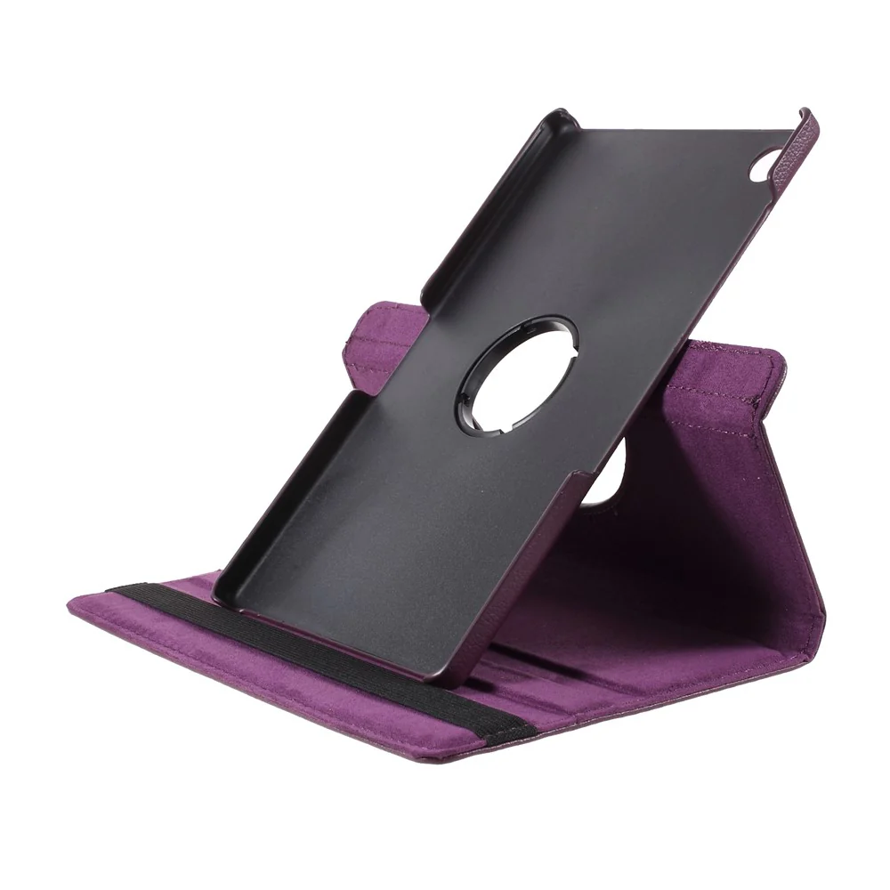 360 Degrees Rotating Stand Leather Case for Lenovo Tab M10 HD Gen 2 TB-X306X - Purple - Image 7