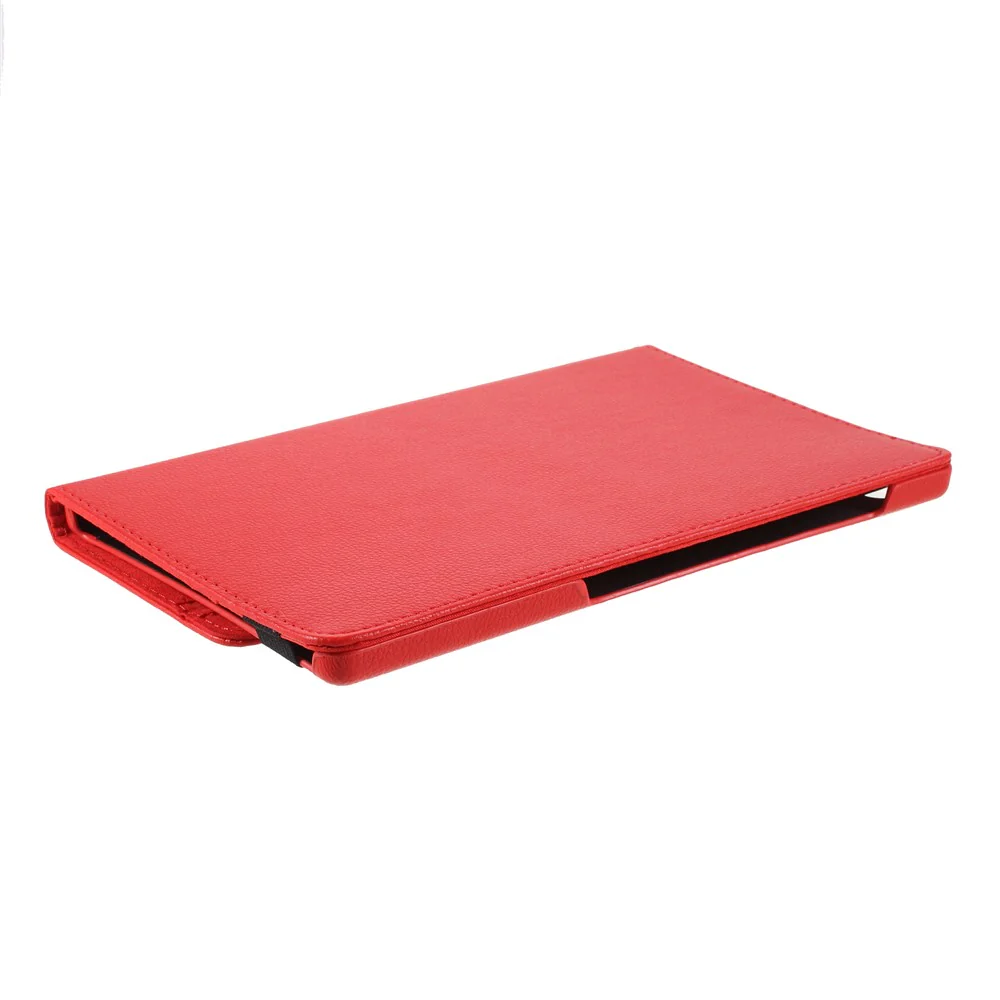 360 Degrees Rotating Stand Leather Case for Lenovo Tab M10 HD Gen 2 TB-X306X - Red - Image 3