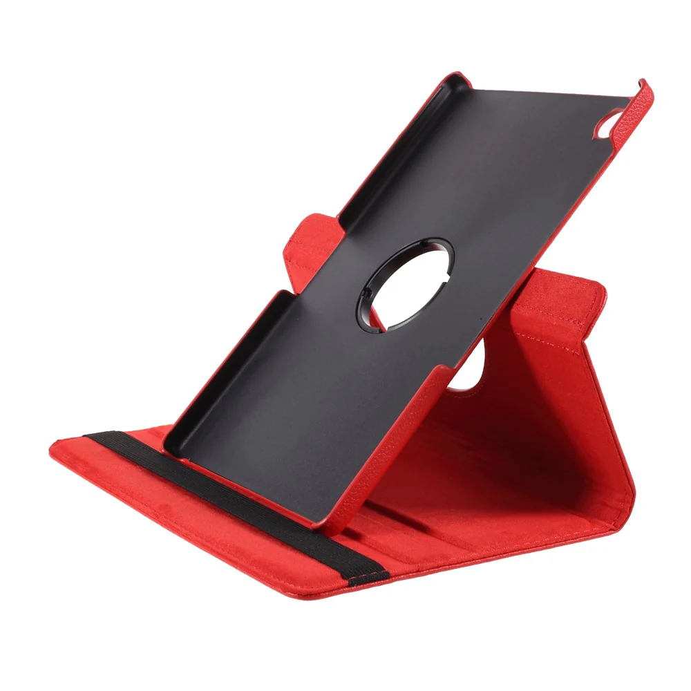 360 Degrees Rotating Stand Leather Case for Lenovo Tab M10 HD Gen 2 TB-X306X - Red - Image 7