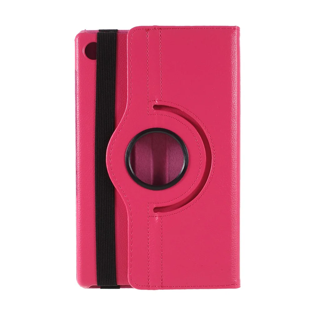 360 Degrees Rotating Stand Leather Case for Lenovo Tab M10 HD Gen 2 TB-X306X - Rose - Image 2