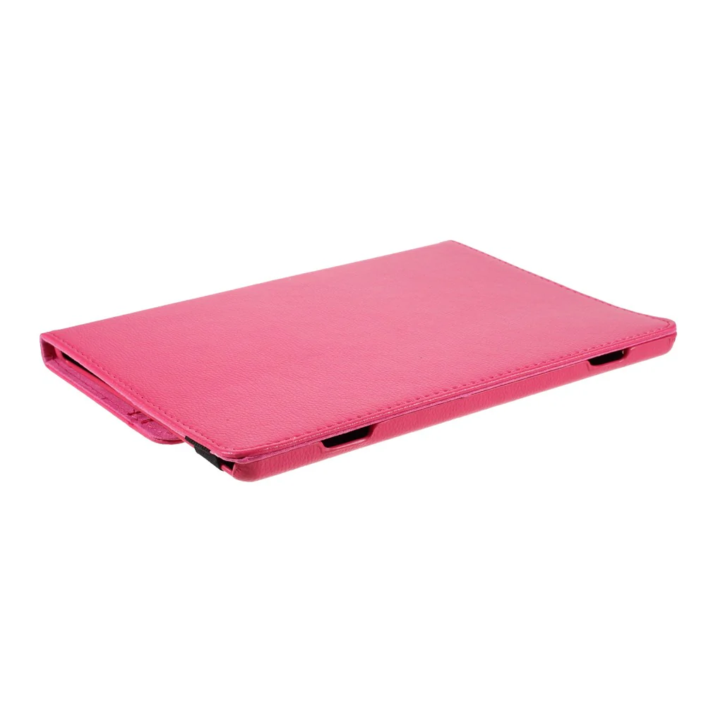 360 Degrees Rotating Stand Leather Case for Lenovo Tab M10 - Rose - Image 4