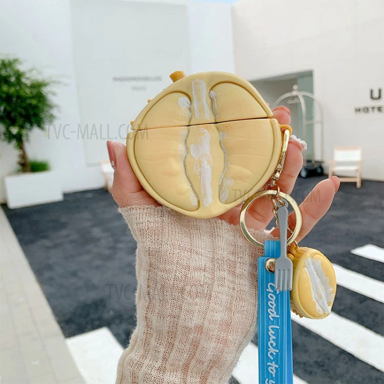 3D Cute Cartoon Wireless Bluetooth Earphone Silicone Case Charging Box with Keychain Pendant for Beats Studio Buds - Durian - Image 5