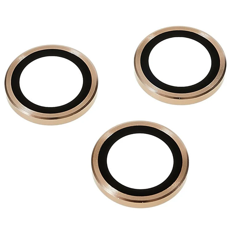 3Pcs / Set Camera Lens Protector for iPhone 14 Pro Max 6.7 inch / 14 Pro 6.1 inch, Ultra Clear Tempered Glass Lens Protection Film - Rose Gold - Image 3