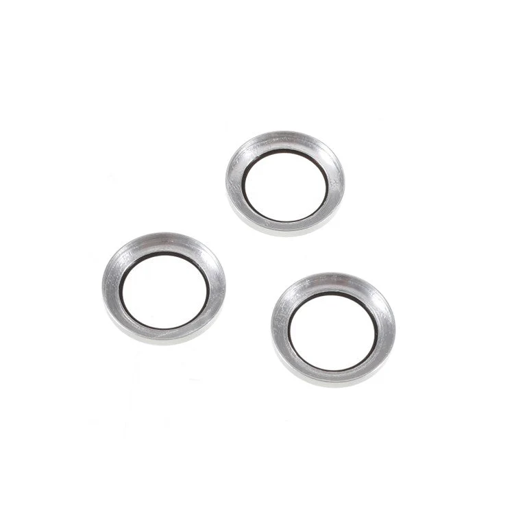 3pcs/Set Ultra Clear Monochrome AGC Glass Camera Lens Film Guard for iPhone 13 Pro 6.1 inch/13 Pro Max 6.7 inch - Silver - Image 3