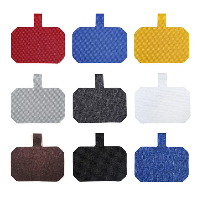 5 Sets/Pack Detachable Adjustable Phone Lanyard Anti-lost Badges Tether Patches Mobile Ropes Neck Straps - Yellow - Image 5