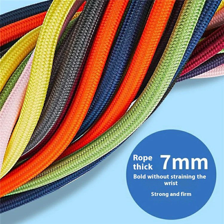 7mm Adjustable Ring Wrist Strap Polyester Phone Lanyard with Tether Tab - Yellow - Image 6