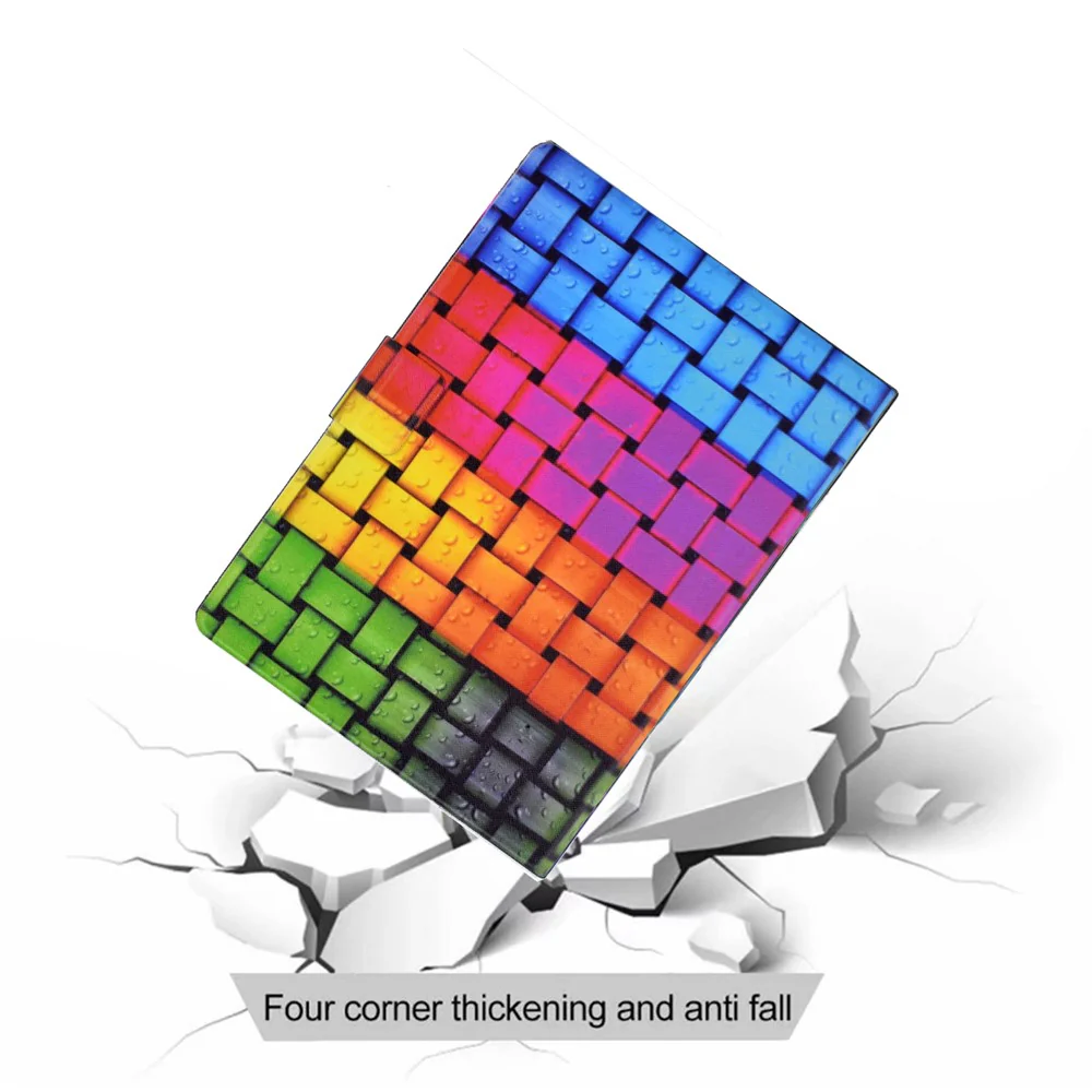 A2 For Lenovo Tab M11 / Xiaoxin Pad 11 2024 Leather Case Pattern Printed Card Slots Tablet Cover - Braided Strap - Image 7