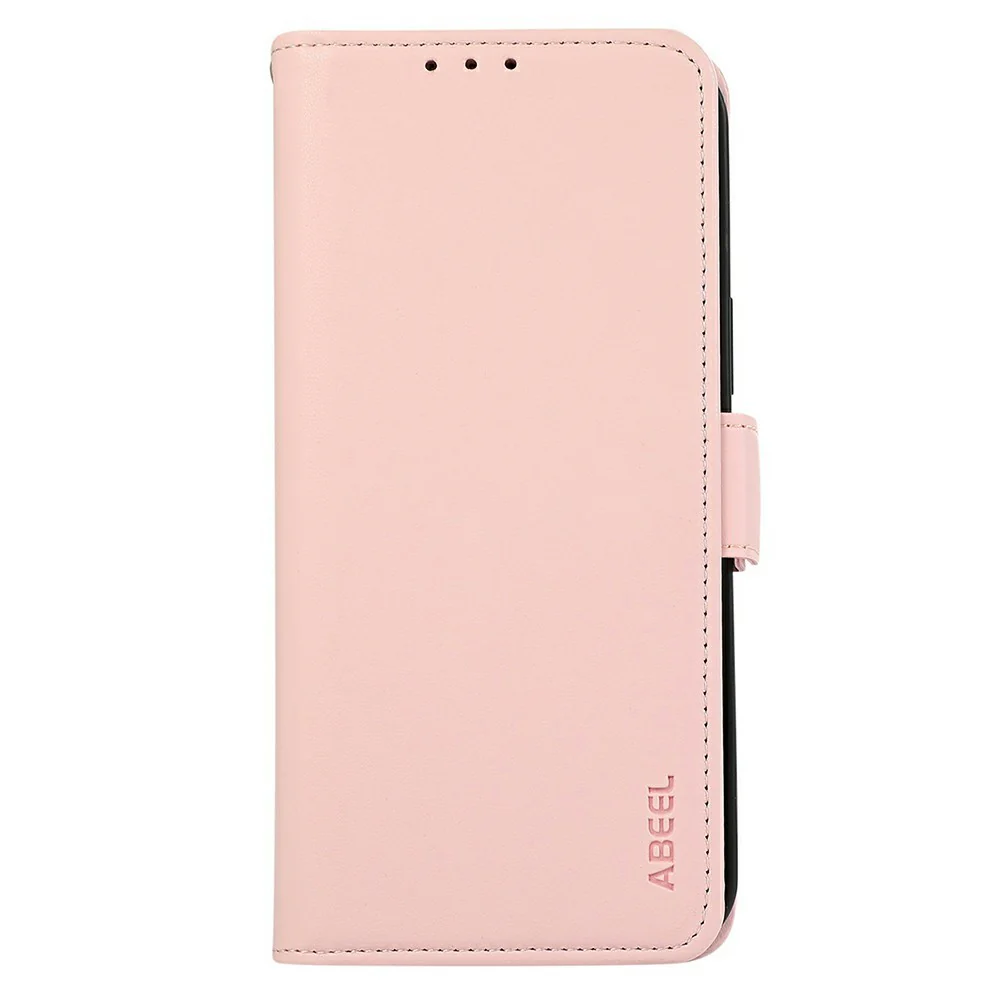ABEEL For iPhone 17 Pro Max Case Leather Phone Cover with RFID Blocking Wallet - Pink - Image 6