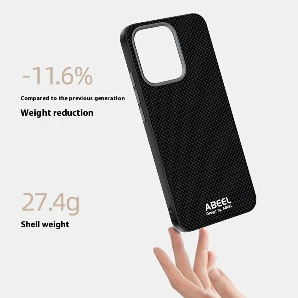 ABEEL For Oppo Reno14 Pro 5G (Global) Case Compatible with MagSafe Printed PC TPU Aluminum Alloy Leather Phone Cover - Black - Image 3