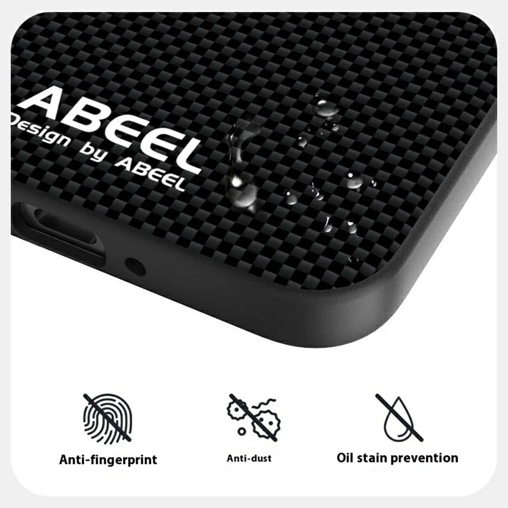 ABEEL For Oppo Reno14 Pro 5G (Global) Case Compatible with MagSafe Printed PC TPU Aluminum Alloy Leather Phone Cover - Black - Image 4