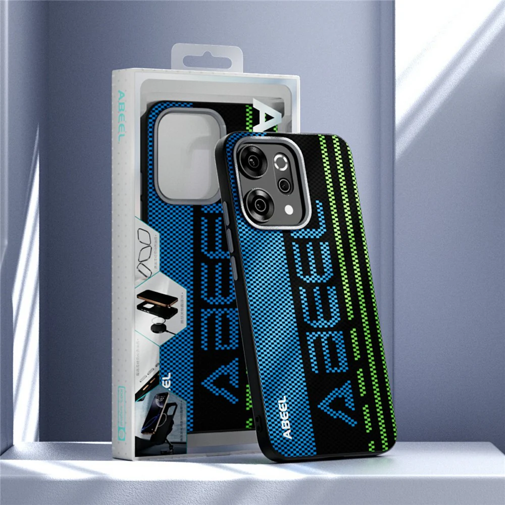 ABEEL For Oppo Reno14 Pro 5G (Global) Case Compatible with MagSafe Printed PC TPU Aluminum Alloy Leather Phone Cover - Outstanding No. 3 - Image 8