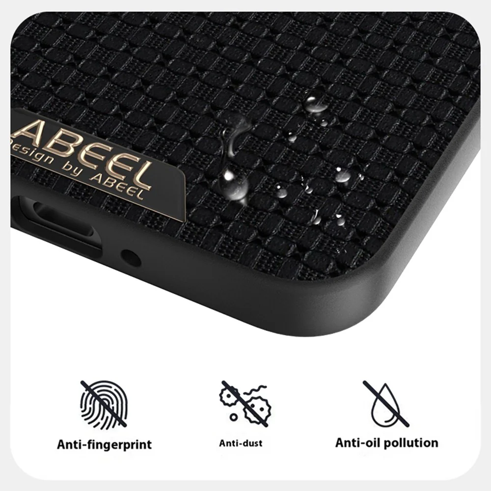 ABEEL For Oppo Reno14 Pro 5G (Global) Case Compatible with MagSafe Textured Micro-Embossing Back Cover - Black - Image 5