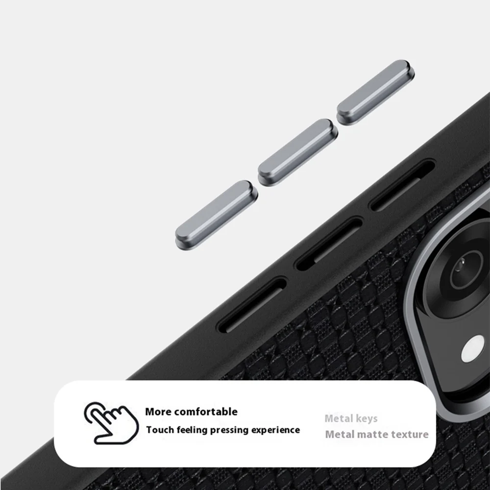 ABEEL For Oppo Reno14 Pro 5G (Global) Case Compatible with MagSafe Textured Micro-Embossing Back Cover - Black - Image 6