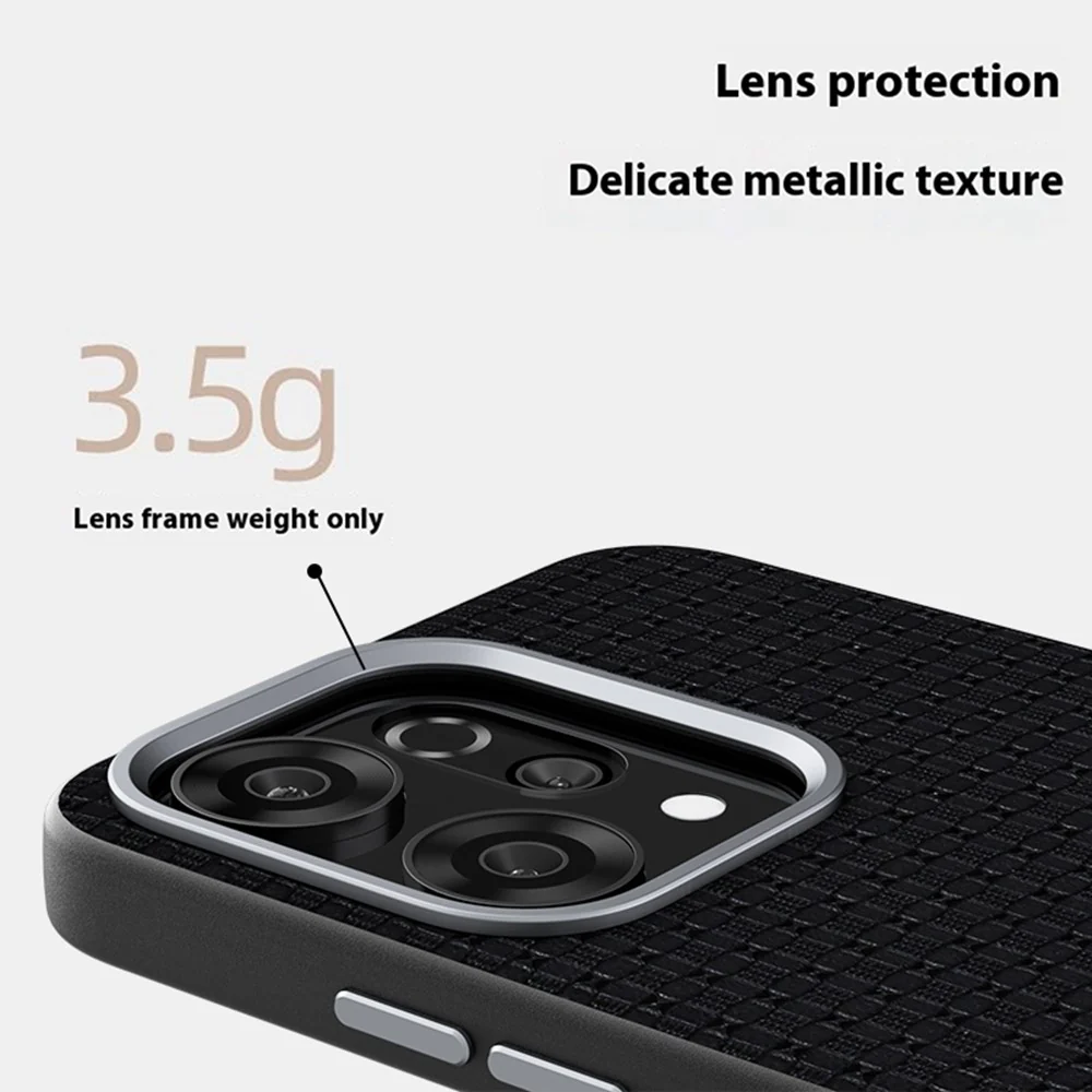 ABEEL For Oppo Reno14 Pro 5G (Global) Case Compatible with MagSafe Textured Micro-Embossing Back Cover - Coffee - Image 7