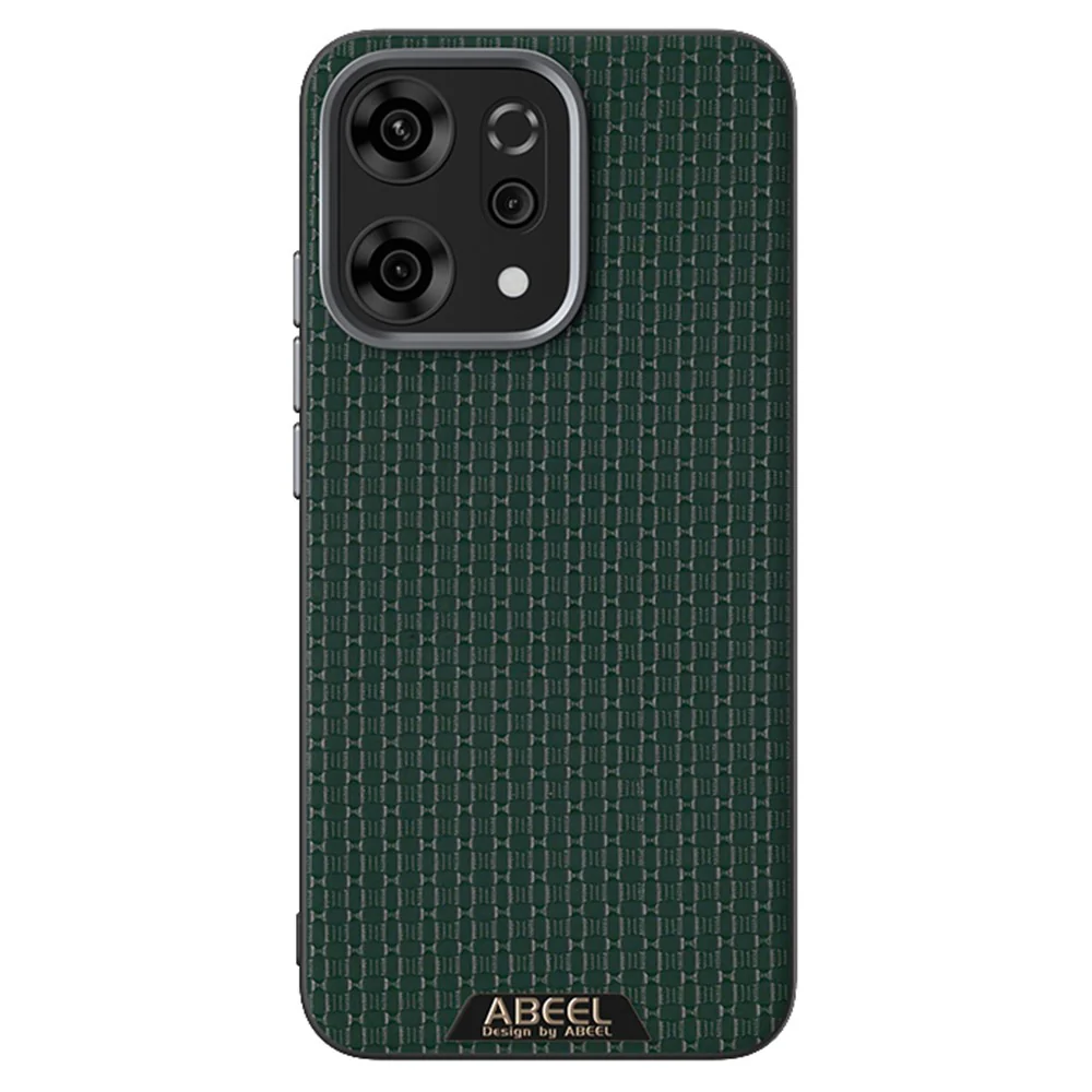 ABEEL For Oppo Reno14 Pro 5G (Global) Case Compatible with MagSafe Textured Micro-Embossing Back Cover - Green - Image 2