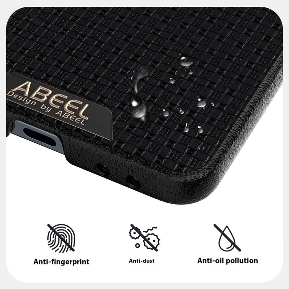 ABEEL For Samsung Galaxy Z Flip7 5G Case Compatible with MagSafe Textured Micro-Embossing Back Cover - Green - Image 5