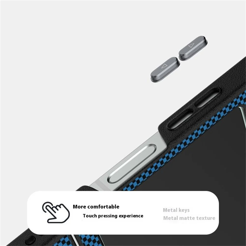 ABEEL For Samsung Galaxy Z Flip7 FE 5G / Z Flip6 5G Case Compatible with MagSafe Printed PC TPU Aluminum Alloy Leather Phone Cover - Outstanding No. 3 - Image 5